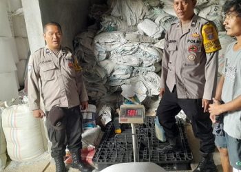 Polsek Siantar Timur Dampingi penjualan jagung ke Bulog Cabang Pematangsiantar