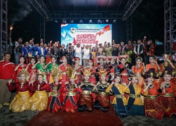 Kapolres Pematangsiantar AKBP Dhana Noer Kurniawan SIK. MM Hadiri Kirab Kebangsaan dan Doa Bersama Lintas Agama Sambut Hari Sumpah Pemuda