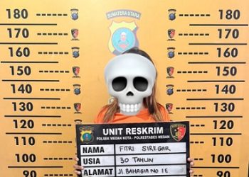 Pelaku pencurian tabung gas yang ditangkap polisi. (Foto Ist)