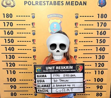 Pelaku pencurian tabung gas yang ditangkap polisi. (Foto Ist)