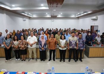 Wali Kota Pematangsiantar Wesly Silalahi SH MKn diwakili Sekda Junaedi Antonius Sitanggang SSTP MSi menghadiri acara Gerakan Nasional Sadar Tertib Arsip (GNSTA) di lingkungan Pemko Pematangsiantar