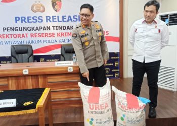 Konferensi Pers di Polda Kalimantan Tengah