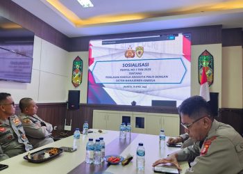 Kegiatan ini berlangsung di Aula Command Center Jalan Tjilik Riwut Km. 3,5 Kelurahan Bukit Tunggal Kecamatan Jekan Raya Mapolresta Palangka Raya, Selasa (29/4/2025).