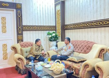 Kapolres Nagan Raya yang baru, AKBP Benny Bathara, S.i.k., M.i.k., melaksanakan silaturahmi ke kantor Bupati Nagan Raya dan Makodim 0116 Nagan Raya, Kamis 24 April 2025.