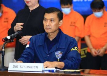 Direktur Tindak Pidana Siber Bareskrim Polri Brigjen Himawan Bayu Aji