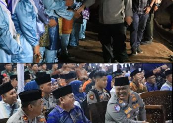 Kapolres Labuhanbatu, AKBP Choky Sentosa Meliala, S.I.K., S.H., M.H., bersama jajaran Forum Komunikasi Pimpinan Daerah (Forkopimda) Kabupaten Labuhanbatu menghadiri acara penutupan Musabaqah Tilawatil Quran (MTQ) ke-54 dan Festival Seni Qasidah (FSQ) ke-39 tingkat Kabupaten Labuhanbatu tahun 2025, yang diselenggarakan di Sei Berombang, Kecamatan Panai Hilir, Kabupaten Labuhanbatu. (01/05/2025).