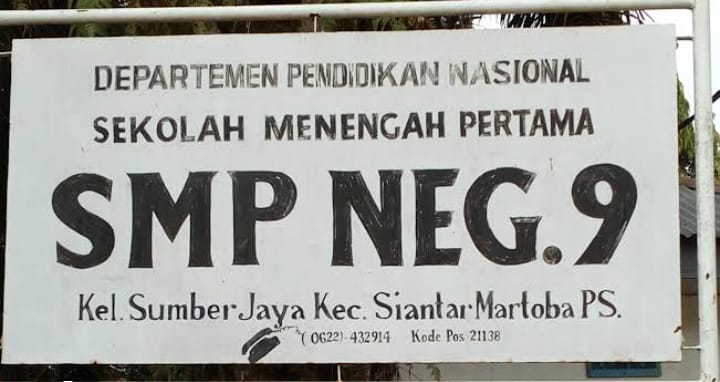 SMP Negeri 9 Pematangsiantar, Sumatera Utara (Sumut)