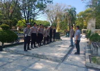 Polresta Palangka Raya melaksanakan pengamanan kegiatan Aksi Solidaritas Palestina yang digelar oleh Forum Silaturahmi Lembaga Dakwah Kampus (FSLDK) Kalimantan Tengah, bertempat di Taman Pahlawan Pancasila, Jalan RTA Milono, Palangka Raya, Sabtu (3/5/2025) pukul 06.30 WIB.
