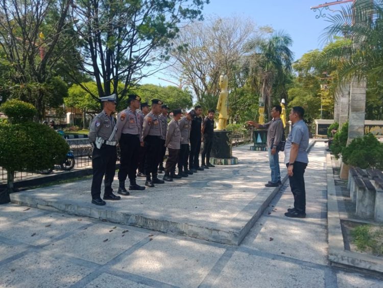Polresta Palangka Raya melaksanakan pengamanan kegiatan Aksi Solidaritas Palestina yang digelar oleh Forum Silaturahmi Lembaga Dakwah Kampus (FSLDK) Kalimantan Tengah, bertempat di Taman Pahlawan Pancasila, Jalan RTA Milono, Palangka Raya, Sabtu (3/5/2025) pukul 06.30 WIB.