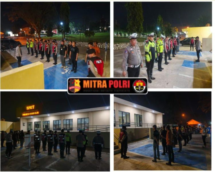 Polres Ogan Ilir bersama jajaran Polsek menggelar razia dan patroli skala besar pada Sabtu malam, 10 Mei 2025. Kegiatan dimulai pukul 21.00 WIB dengan apel persiapan di Mapolres Ogan Ilir, dipimpin oleh Kasat Samapta AKP Sutopo dan Kanit Pidkor IPTU Iwanto Putra, SH, berdasarkan Surat Perintah Nomor: Sprint/351/V/HUK.6.6/2025 tanggal 9 Mei 2025.