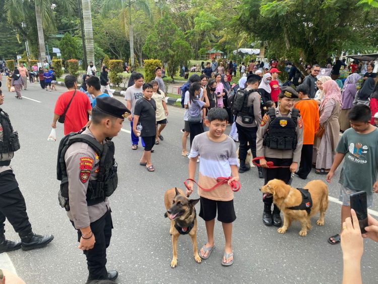 Pelaksanaan patroli ini dilaksanakan oleh Polwan dan anggota Subdit Gasum Ditsamapta Polda Kalteng. Minggu (11/05/2025)