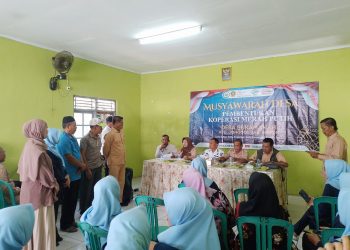 Dalam Pembentukan Koperasi Desa Merah Putih Desa Sukamanah,Dilakukan Pemilihan Pengurus Koperasi. (Foto. Dok: RH/Mitrapolri.com)