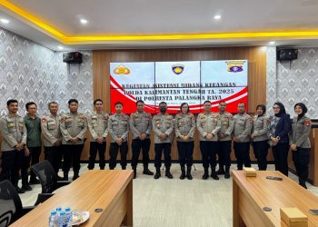 Kepolisian Resor Kota (Polresta) Palangka Raya menerima kedatangan Tim Bidang Keuangan (Bidkeu) Polda Kalteng yang akan melakukan rangkaian asistensi guna meningkatkan kualitas fungsi keuangan pada seluruh jajaran, Kamis (22/5/2025) siang.