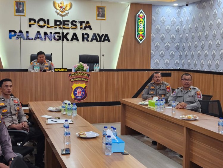 Polresta Palangka Raya mengikuti Rapat Verifikasi Lahan dan Kesiapan Panen Raya Jagung Serentak Kuartal II Tahun 2025 yang digelar secara daring oleh Posko Ketahanan Pangan Mabes Polri, Rabu (28/5/2025).