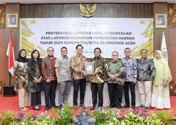 Laporan Hasil Pemeriksaan (LHP) dengan Wajar Tanpa Pengecualian itu, diserahkan langsung oleh Kepala BPK RI Perwakilan Aceh Andri Yogama, kepada Pj Wali Kota Sabang Andri Nourman, di Kantor BPK RI Perwakilan Aceh, di Banda Aceh, Jum'at (23/5/25).