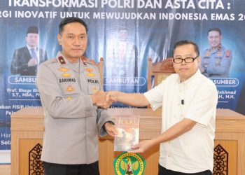 Wakil Kepala Kepolisian Daerah Kalimantan Tengah, Brigjen Pol Dr. Rakhmad Setyadi, menjadi narasumber dalam kuliah umum yang diselenggarakan Universitas Palangka Raya (UPR), Selasa (27/5/2025) siang.