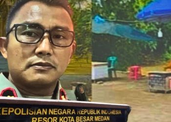 Foto lokasi markas narkotika terletak di wilayah hukum Polsek Sunggal, Polrestabes Medan. Lokasi tersebut berada di Kelambir V, Gang Panti, Kelurahan Kampung Lalang, Kecamatan Medan Sunggal.