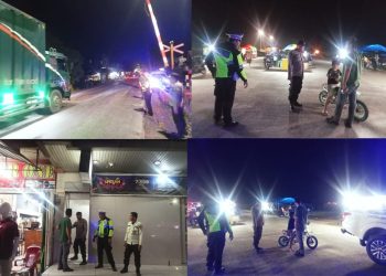 Polsek Kualuh Hulu melaksanakan Patroli Blue Light pada Selasa malam (03/06/2025) di sejumlah titik rawan di wilayah hukumnya.