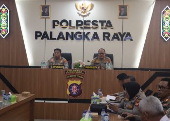 Kepolisian Resor Kota (Polresta) Palangka Raya turut menghadiri video conference (vicon) yang digelar oleh Polda Kalteng kepada seluruh jajaran kewilayahannya, Selasa (10/6/2025) pagi.