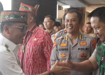 Karoops Polda Kalteng Kombes Pol Sugeng Riyadi, mewakili Kapolda Irjen Pol Iwan Kurniawan, usai menghadiri peluncuran Satgas Terpadu Anti Premanisme dan Ormas Bermasalah, di Hotel Best Western, Kota Palangka Raya, Jumat (13/6/2025).