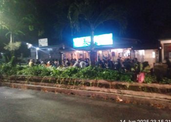 Aktivitas tempat hiburan malam (THM) yang beroperasi hingga dini hari di Jalan Vihara Pematang Siantar