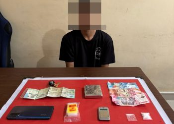 Satu orang terduga pelaku inisial MF (25) berhasil diamankan dalam pengungkapan kasus peredaran narkotika jenis sabu seberat ± 2,43 gram, Senin malam (16/6/2025).