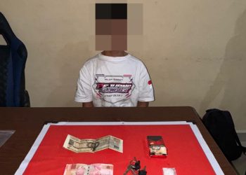 Pelaku seorang pria berinisial DH (23), warga sekitar yang diduga kuat sebagai pengedar.