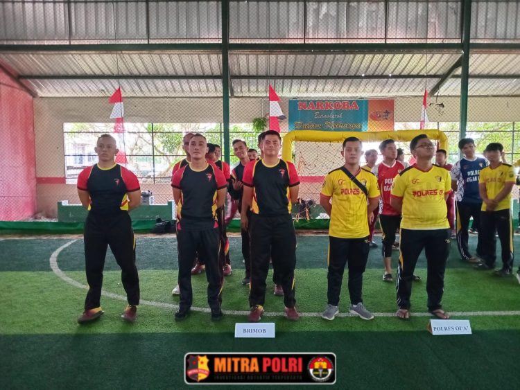 Polres Ogan Ilir menggelar Turnamen Fun Futsal Antar Instansi yang dibuka secara resmi pada Senin, 16 Juni 2025 pukul 09.30 WIB di Lapangan Futsal Prioritas, Kecamatan Indralaya, Kabupaten Ogan Ilir.