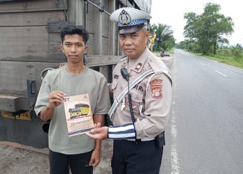 Kegiatan pendidikan masyarakat lalu lintas (Dikmas Lantas) yang digelar pada Kamis (19/6/2025).