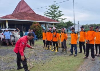 PT. Sampoerna Agro Tbk bersama Muspika Mesuji Raya dan Manggala Agni OKI melakukan Sosialisasi Pencegahan dan Penangganan Karhutlahbun di Balai Desa Dabuk Makmur, Kec Mesuji Raya, Kab. OKI pada Kamis, (19 Juni 2025).