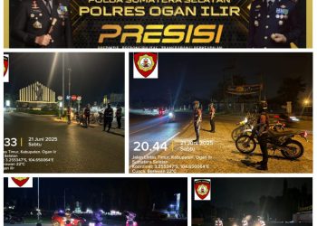 Kegiatan dilaksanakan pada hari Sabtu dan Minggu, tanggal 21–22 Juni 2025 mulai pukul 20.00 WIB hingga 08.00 WIB. Adapun lokasi patroli meliputi seputaran Mako Polres Ogan Ilir, Rumah Dinas, area tahanan, serta pengamanan pada sejumlah obyek vital dan titik-titik yang rawan terjadinya tindak kriminalitas (3C), kecelakaan lalu lintas, maupun gangguan keamanan lainnya.