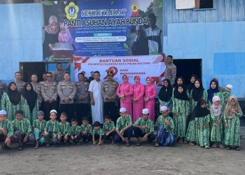 Polresta Palangka Raya menunjukkan kepeduliannya kepada masyarakat dengan menggelar kegiatan sosial berupa kunjungan dan penyaluran bantuan sosial ke Panti Asuhan Ayah Bunda di Jalan Mahir Mahar, Senin (23/6/2025).