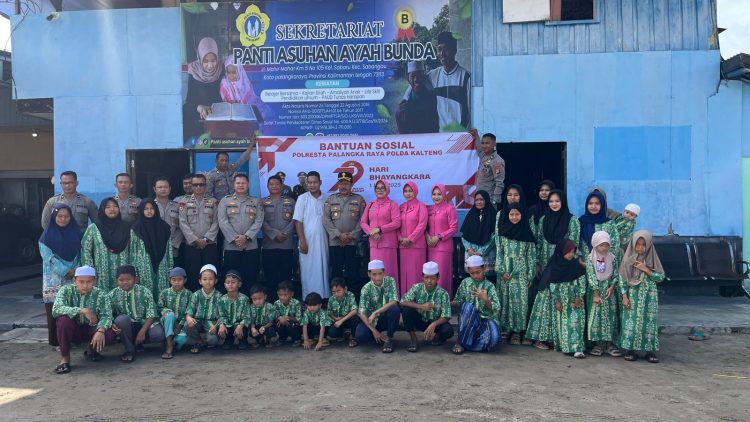 Polresta Palangka Raya menunjukkan kepeduliannya kepada masyarakat dengan menggelar kegiatan sosial berupa kunjungan dan penyaluran bantuan sosial ke Panti Asuhan Ayah Bunda di Jalan Mahir Mahar, Senin (23/6/2025).