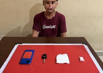Seorang pria berinisial BS (25) diamankan pada Minggu, 22 Juni 2025 sekitar pukul 18.20 WIB, di Jalan G. Obos XIX B Gang II Ujung, Kelurahan Menteng, Kecamatan Jekan Raya.