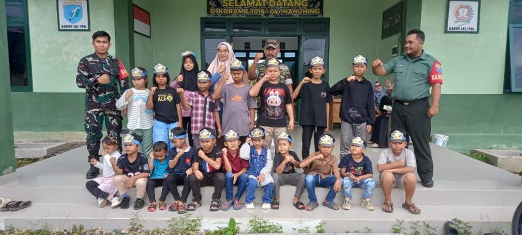 Kegiatan tersebut dihadiri oleh Ibu Devi P. Lestary ( Founder Hifdzy Library), S. Nadzirin (Leader Hifdzy Library), Danramil Manuhing di Wakili Babinsa Sertu Sumarso beserta 3 orang anggota dan Anak-anak TK dan SD Yayasan Hifdzy Library Kalimantan Tengah.