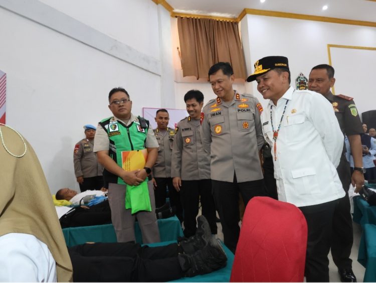 Kepolisian Daerah Kalimantan Tengah (Kalteng) menggelar puncak kegiatan Bakti Kesehatan (Baktikes) bagi masyarakat secara gratis, bertempat di Gedung Graha Bhayangkara, Mapolda setempat, Senin (16/6/25).