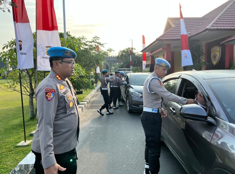 Bidang Profesi dan Pengamanan (Bidpropam) Polda Kalimantan Tengah menggelar kegiatan Penegakan, Penertiban, dan Disiplin (Gaktiblin) bagi seluruh personel, Rabu (18/6/2025) pagi.