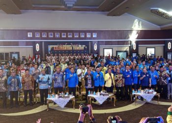 Kepolisian Resor Kota Palangka Raya melaksanakan tugas pengamanan dalam kegiatan Rapat Pimpinan Nasional (Rapimpurnas) KNPI Tahun 2025 yang berlangsung di Aula Jayang Tingang, Kompleks Kantor Gubernur Kalimantan Tengah.