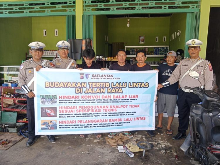 Satuan Lalu Lintas Polresta Palangka Raya kembali melaksanakan kegiatan Pendidikan Masyarakat Lalu Lintas (Dikmas Lantas), Senin (7/7/2025).