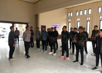 Polresta Palangka Raya melaksanakan kegiatan apel penghadapan yang dilaksanakan di halaman Mapolresta Palangka Raya, Senin (7/7/2025).