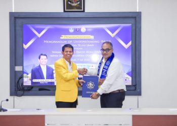 MoU ditandatangani langsung oleh Rektor UTU, Prof. Dr. Ishak Hasan, M.Si. bersama Ketua YARA, Safaruddin, S.H., M.H, disaksikan oleh para Perwakilan YARA se-Aceh di Gedung Ruang Rapat Rektor.