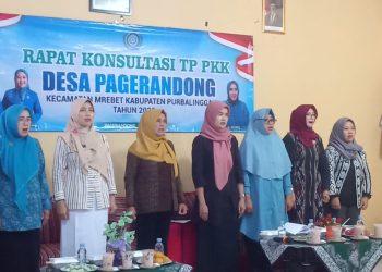 Tim Penggerak PKK Desa Pagerandong Kecamatan Kabupaten Purbalingga melaksanakan Rapat Konsultasi (Rakon) Selasa (08/07/2025) di Balai Pertemuan Desa Pagerandong.