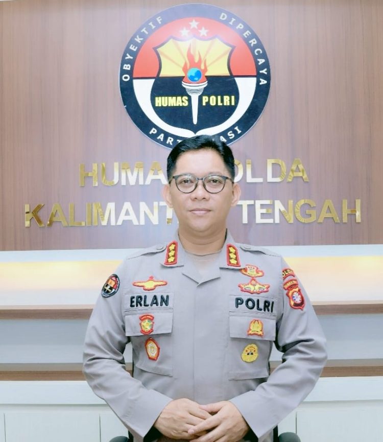 Kabidhumas Polda Kalteng Kombes Pol Erlan Munaji,