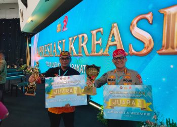 Prestasi tersebut dipersembahkan oleh Bidang Hubungan Masyarakat (Bidhumas) dan Direktur Reserse Kriminal Khusus (Dirreskrimsus) Polda Kalteng, dengan berhasil menyabet dua penghargaan sekaligus dari Kapolri. Penghargaan yang diterima tersebut yakni, peringkat pertama Zona B kategori lomba SPIT dan Media Hub, serta juara pertama kategori lomba Pembuatan Lagu.