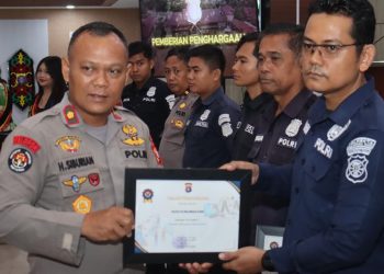 Polresta Palangka Raya berhasil meraih peringkat 1 sebagai satuan wilayah dengan jumlah pengikut (followers) terbanyak di media sosial.