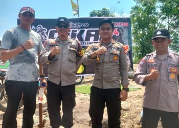 Polsek Bukit Batu Polresta Palangka Raya melaksanakan patroli sambang pada kegiatan Trail Adventure CIKAL 4 yang digelar di sirkuit Tanah Kuning Sukamulya, Kelurahan Tangkiling, Kecamatan Bukit Batu, Sabtu (26/7/2025).