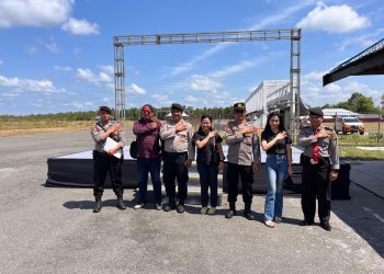 Satpamobvit Polresta Palangka Raya melaksanakan kegiatan Risk Assessment di arena sirkuit Sabaru, Kamis (31/7/2025), untuk memastikan kesiapan keamanan lokasi ajang balap tersebut.