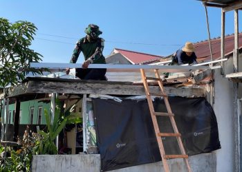 Kodim 1016/Palangka Raya, melaksanakan rehab rumah tidak layak huni (RTLH) milik Warakawuri TNI AD atau sebutan khusus untuk istri TNI yang suaminya telah meninggal, baik karena sakit maupun gugur di medan tugas.