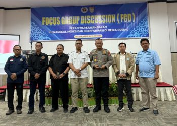 Kasubbid Multimedia Kompol Hermat Siburian menghadiri sekaligus menjadi pembicara dalam kegiatan Focus Group Discussion (FGD) yang digelar Persatuan Wartawan Indonesia (PWI) Kalteng, di Hotel Luwansa, Kota Palangka Raya, Rabu (16/7/2025).