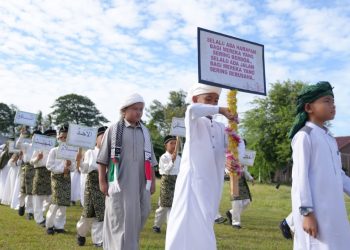 Kegiatan tahunan yang digelar Dinas Syariat Islam dan Pendidikan Dayah ini, dilepas oleh Wakil Wali Kota Sabang Suradji Junus bersama Forkopimda Kota Sabang, di Lapangan Darma Bakti, jalan Yos Sudarso, Kamis (24/7/25).